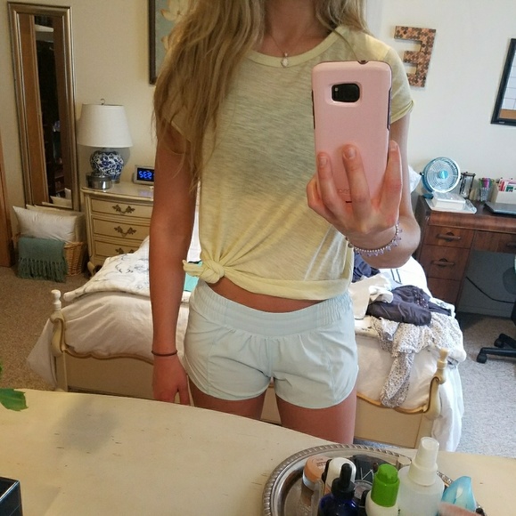 lululemon athletica Pants - Lululemon Light Blue Shorts